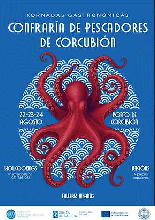 Fechas, información, programa, cartel, imágenes, mapa y ubicación de II Xornada Gastronómica do Polbo  en  Corcubión