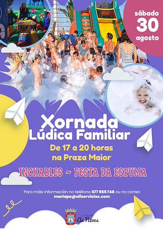 Fechas, información, programa, cartel, imágenes, mapa y ubicación de Xornada Lúdica Familiar  en  As Neves