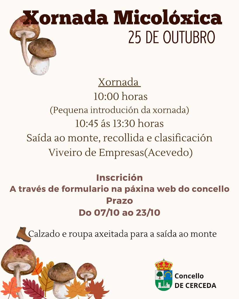 Xornada Micolóxica (2025) en Cerceda