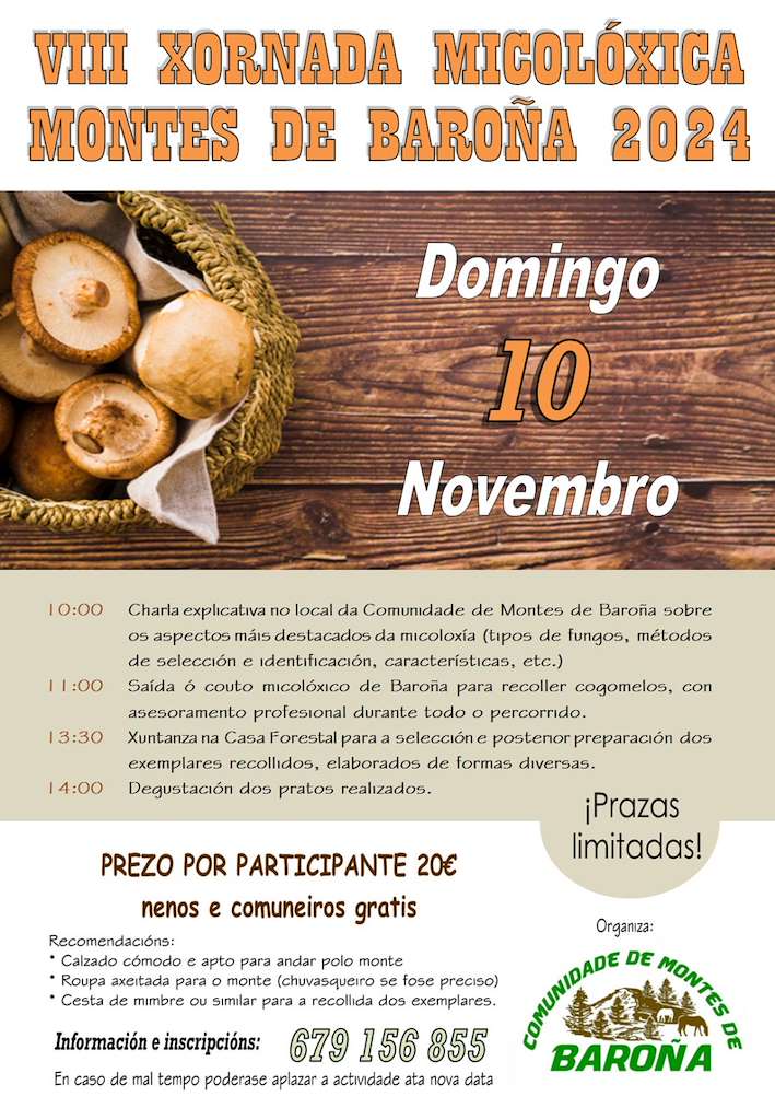 VIII Xornada Micolóxica de Baroña en Porto do Son