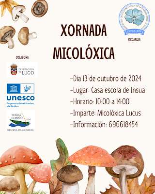 Fechas, información, programa, cartel, imágenes, mapa y ubicación de Xornada Micolóxica de Insua  en  Vilalba