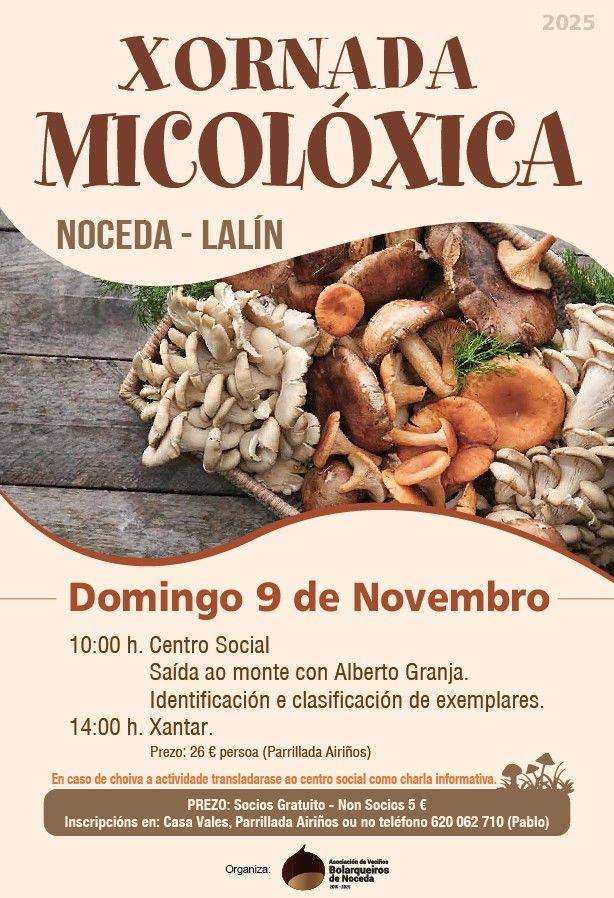 Xornada Micolóxica de Noceda  en Lalín