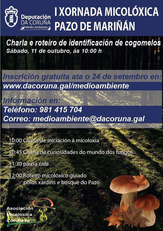 I Xornada Micolóxica Pazo de Mariñán en Bergondo