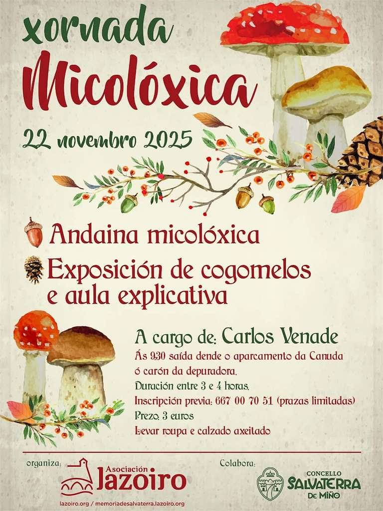 Xornada Micolóxica (2025) en Salvaterra do Miño