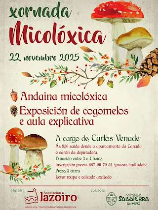 Fechas, información, programa, cartel, imágenes, mapa y ubicación de Xornada Micolóxica (2025)  en  Salvaterra do Miño