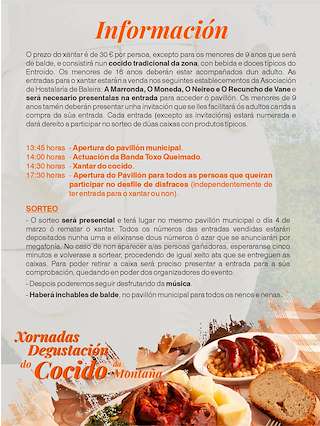 Xornadas Degustación do Cocido da Montaña en Baleira