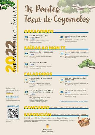 V Xornadas Micolóxicas (2025) en As Pontes de García Rodríguez