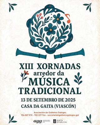 Fechas, información, programa, cartel, imágenes, mapa y ubicación de XIII Xornadas Arredor da Música Tradicional  en  Cerdedo-Cotobade