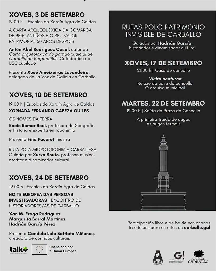 Xornadas Carballo na Memoria (2026)