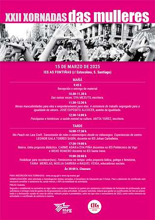 Fechas, información, programa, cartel, imágenes, mapa y ubicación de XXII Xornadas das Mulleres  en  Santiago de Compostela
