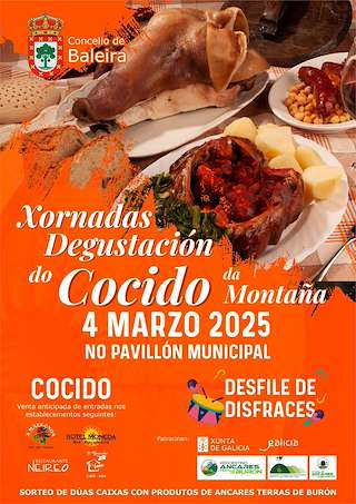 Fechas, información, programa, cartel, imágenes, mapa y ubicación de Xornadas Degustación do Cocido da Montaña  en  Baleira