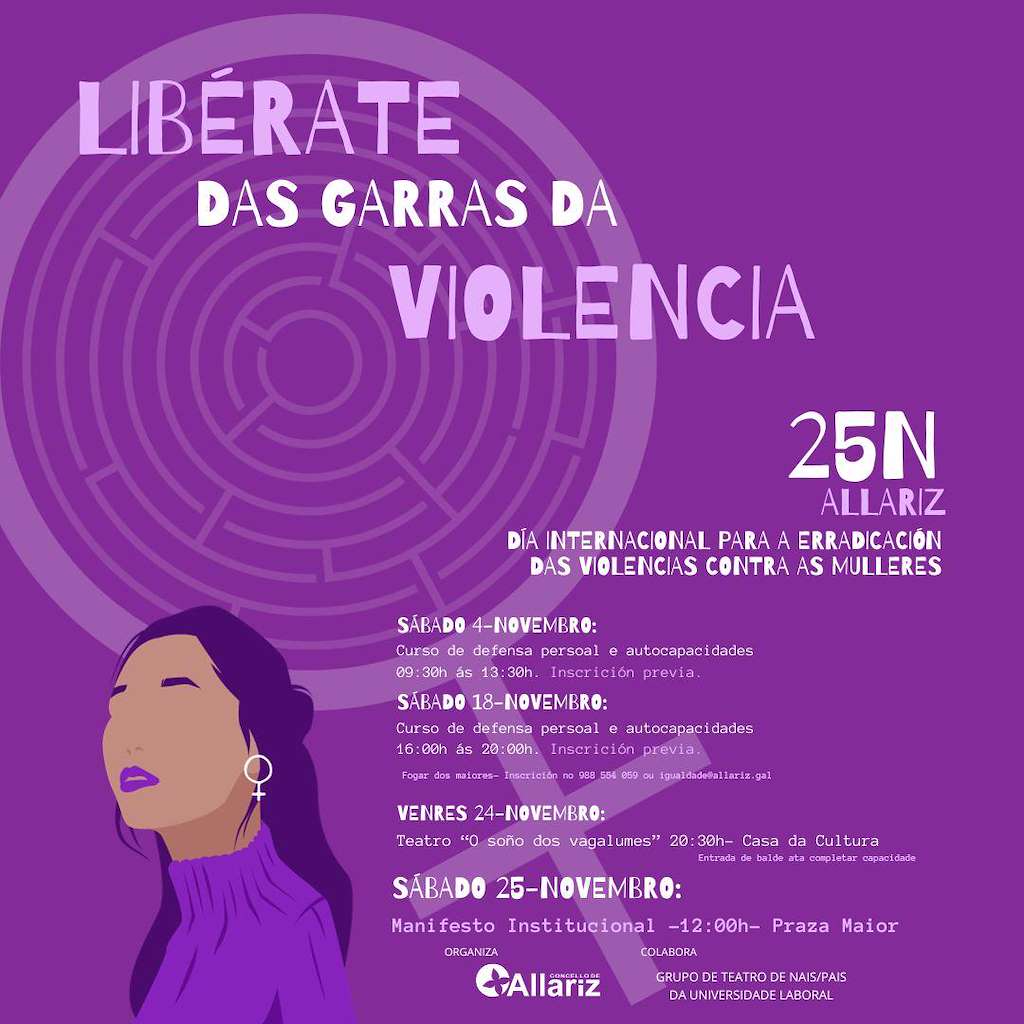 Xornadas do 25N - Día Internacional Para a Erradicación das Violencias contra as Mulleres en Allariz