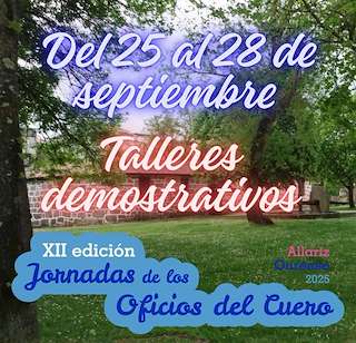 Fechas, información, programa, cartel, imágenes, mapa y ubicación de XII Xornadas dos Oficios do Coiro (2025)  en  Allariz