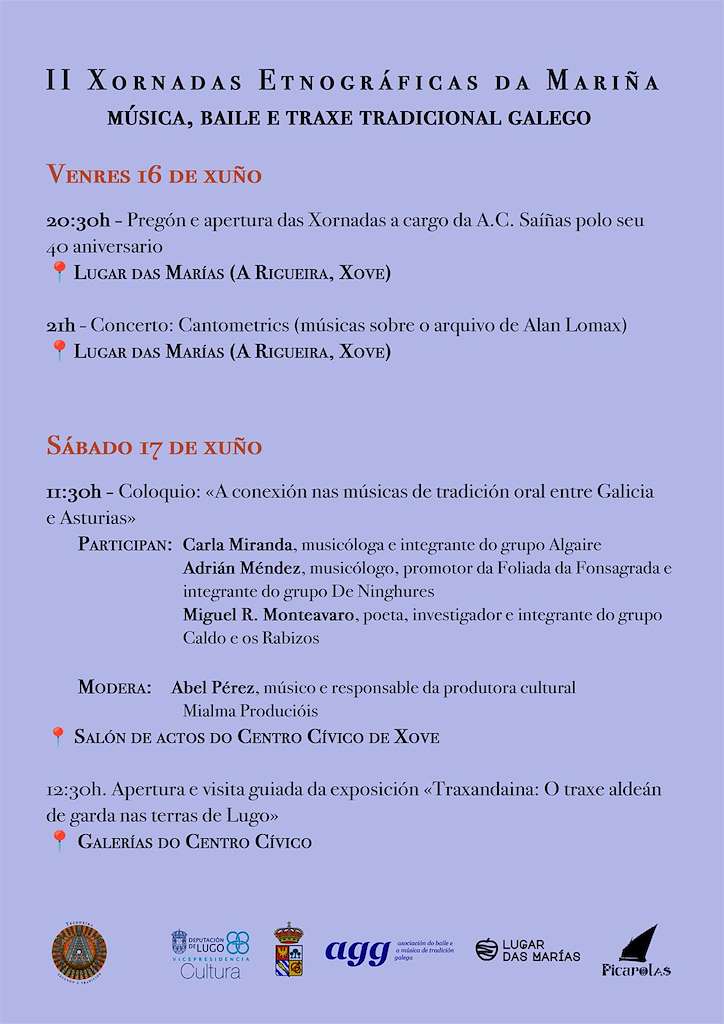 II Xornadas Etnográficas da Mariña - XEAM en Xove