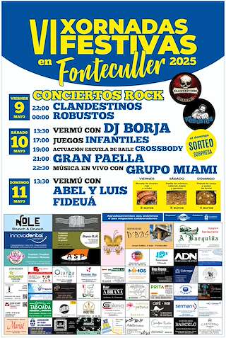 Fechas, información, programa, cartel, imágenes, mapa y ubicación de VI Xornadas Festivas en Fonteculler   en  Culleredo