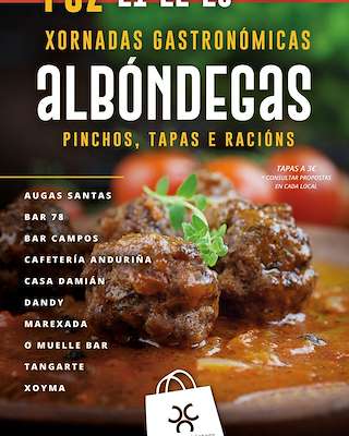 Fechas, información, programa, cartel, imágenes, mapa y ubicación de Xornadas Gastronómicas de Albóndegas  en  Foz