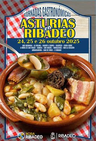 Fechas, información, programa, cartel, imágenes, mapa y ubicación de VIII Xornadas Gastronómicas de Asturias (2025)  en  Ribadeo