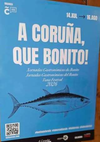 Fechas, información, programa, cartel, imágenes, mapa y ubicación de Xornadas Gastronómicas do Bonito da Lonxa (2026) en A Coruña