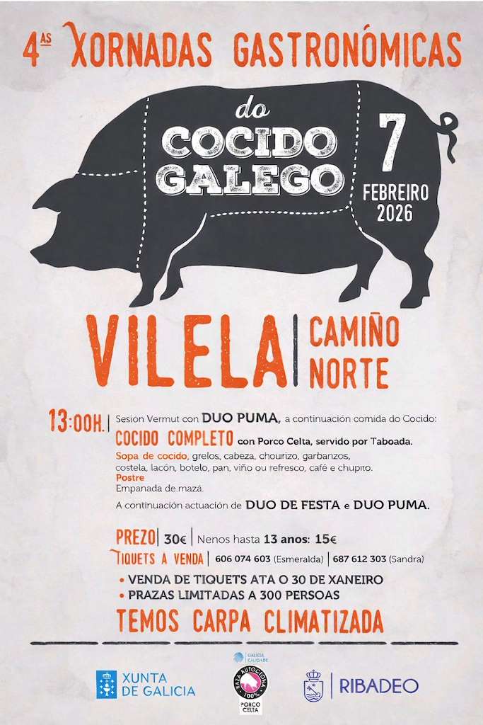 IV Xornadas gastronómicas do Cocido Galego de Vilela en Ribadeo