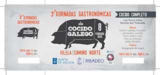 Fechas, información, programa, cartel, imágenes, mapa y ubicación de III Xornadas gastronómicas do Cocido Galego de Vilela  en  Ribadeo