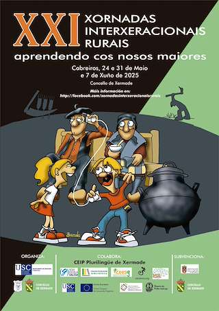 Fechas, información, programa, cartel, imágenes, mapa y ubicación de XXI Xornadas Interxeracionais Rurais  en  Xermade
