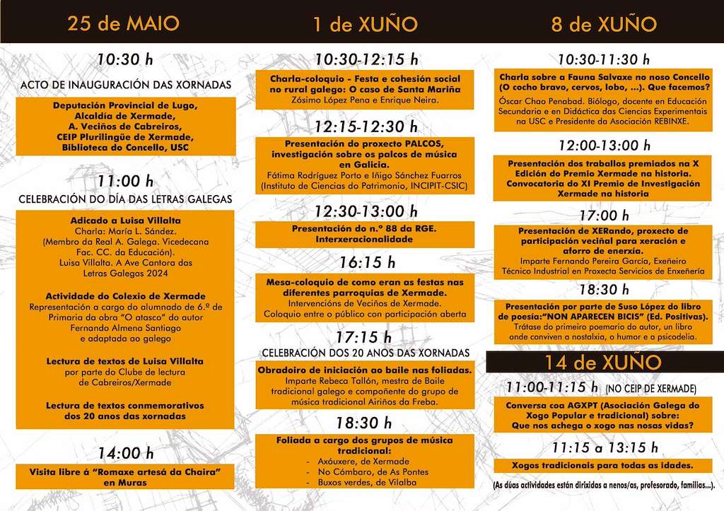 XX Xornadas Interxeracionais Rurais en Xermade