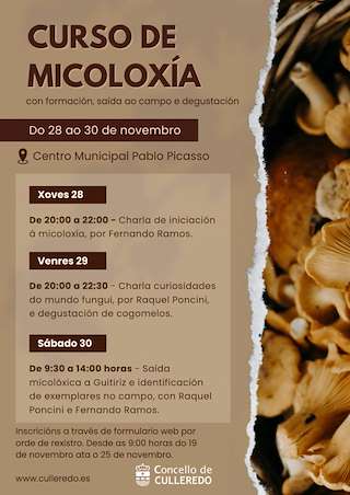 Fechas, información, programa, cartel, imágenes, mapa y ubicación de Xornadas Micolóxicas  en  Culleredo