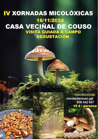 Fechas, información, programa, cartel, imágenes, mapa y ubicación de V Xornadas Micolóxicas de Couso  en  Gondomar