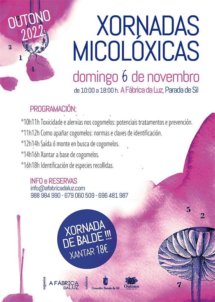Xornadas Micolóxicas de Outono en Parada de Sil