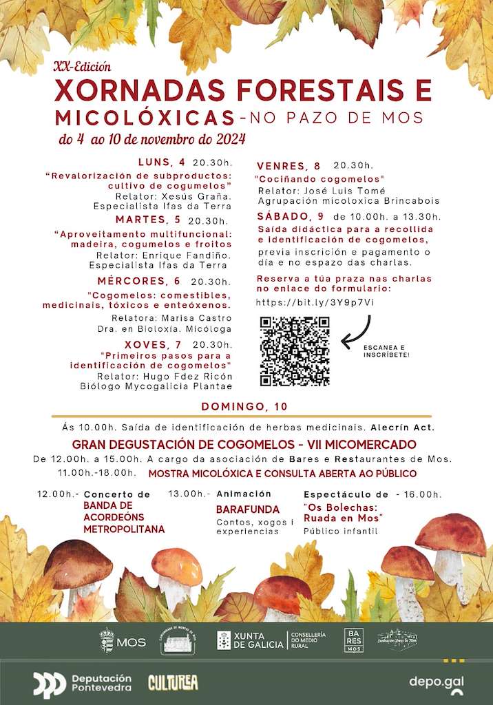 XX Xornadas Micolóxicas e Forestais en Mos
