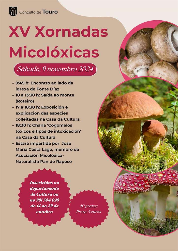 XV Xornadas Micolóxicas en Touro