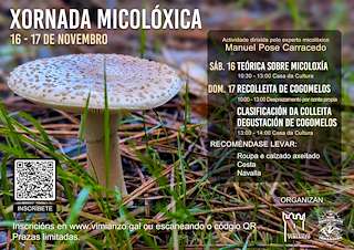 Fechas, información, programa, cartel, imágenes, mapa y ubicación de Xornadas Micolóxicas  en  Vimianzo