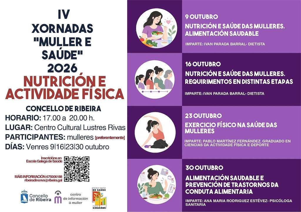 IV Xornadas Muller e Saúde (2026) en Ribeira