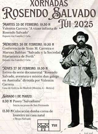 Fechas, información, programa, cartel, imágenes, mapa y ubicación de Xornadas Rosendo Salvado  en  Tui