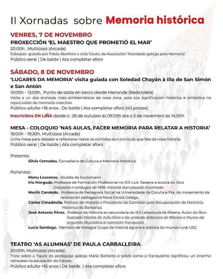 II Xornadas Sobre Memoria Histórica en Soutomaior