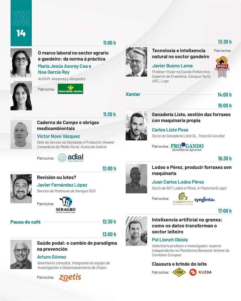 XXII Xornadas Técnicas de Vacún de Leite (2025) en Lugo