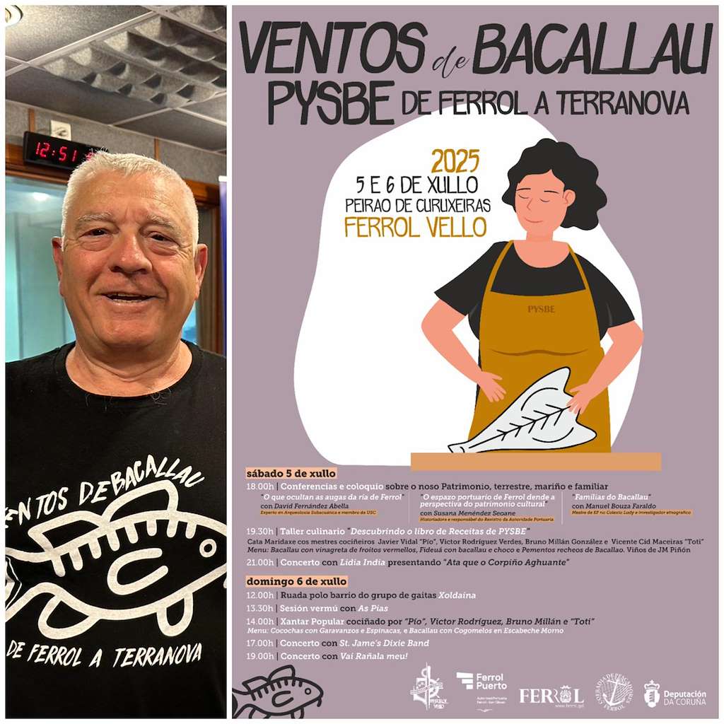 Xornadas Ventos de Bacallau - Pysbe de Ferrol a Terranova (2025)