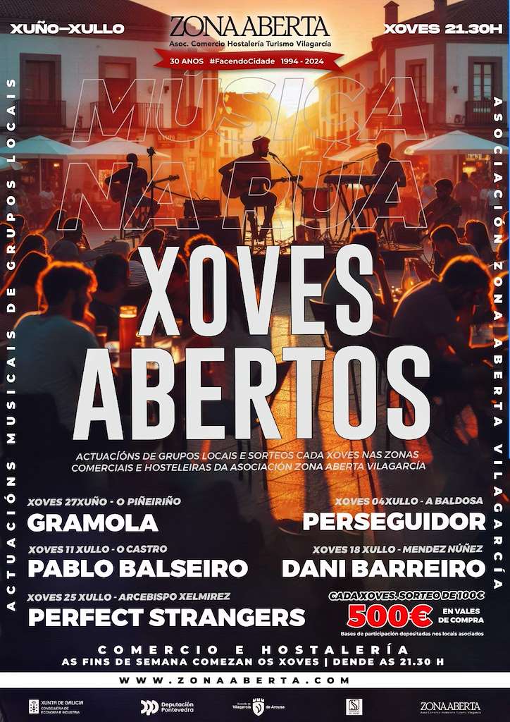 Xoves Abertos en Vilagarcía de Arousa