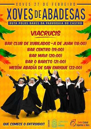 Fechas, información, programa, cartel, imágenes, mapa y ubicación de Xoves de Abadesas de Castro  en  Boiro
