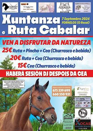 II Xuntanza e Ruta Cabalar de Fornelos en O Rosal