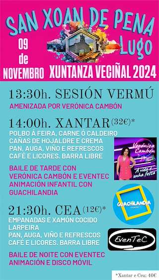 Xuntanza Veciñal de San Xoan de Pena en Lugo