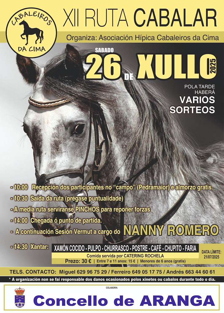 XII Xuntanza Cabalar Cabaleiros da Cima en Aranga