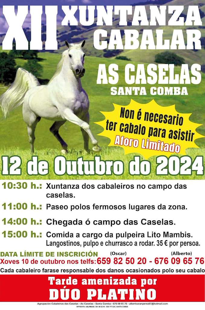 XI Xuntanza Cabalar de As Caselas (2023) en Santa Comba