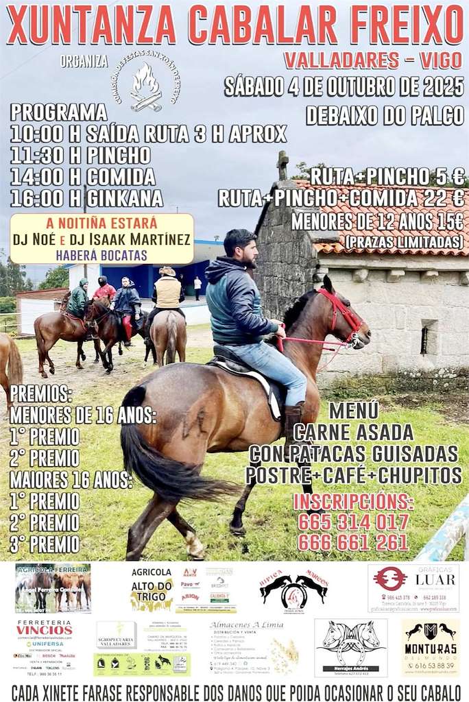 Xuntanza Cabalar de Freixo (2025) en Vigo