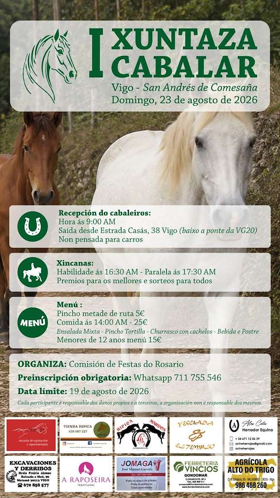 I Xuntanza Cabalar de San Andrés de Comesaña (2026) en Vigo