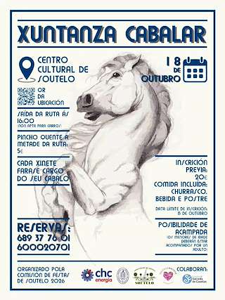 Fechas, información, programa, cartel, imágenes, mapa y ubicación de Xuntanza Cabalar de Soutelo (2025)  en  Salceda de Caselas