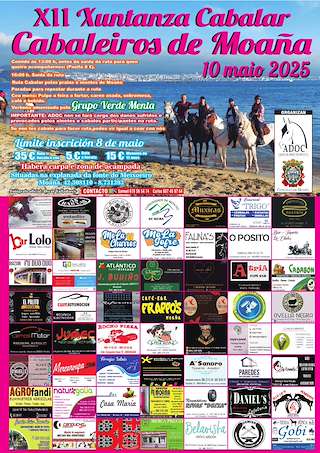 Fechas, información, programa, cartel, imágenes, mapa y ubicación de XII Xuntanza Cabalar  en  Moaña