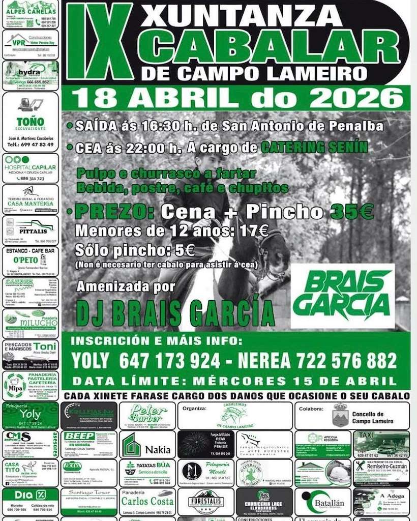 IX Xuntanza Cabalar (2026) en O Campo Lameiro