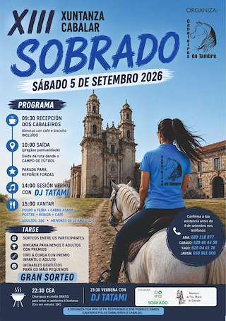 Fechas, información, programa, cartel, imágenes, mapa y ubicación de XIII Xuntanza Cabalar (2026) en Sobrado