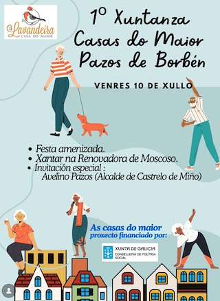 Fechas, información, programa, cartel, imágenes, mapa y ubicación de I Xuntanza Casas do Maior  (2026)  en  Pazos de Borbén
